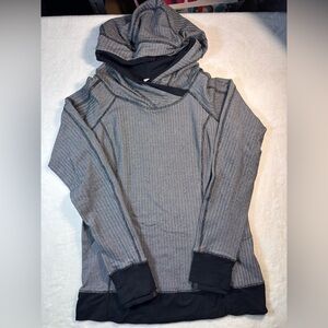 lululemon athletica Gray and Black Hoodie